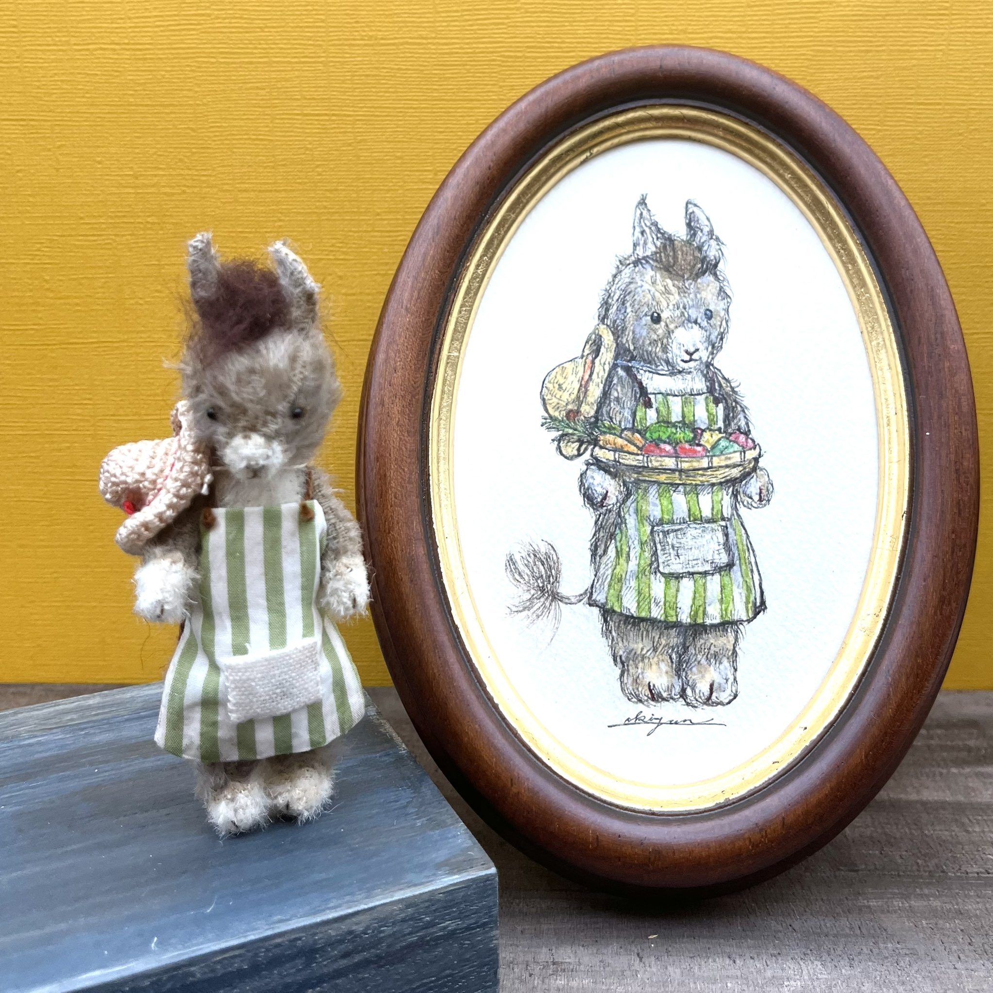 moriのえほん作家さま　ミニチュア　ぬいぐるみ moriのえほん | ぬいぐるみ博