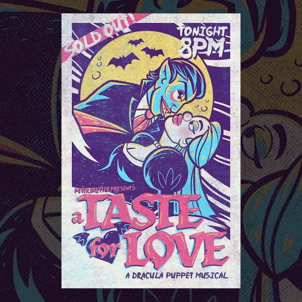 My A Taste for Love prints sold out at @Galleries1988 😱 I only sent a small batch of the 50 and will be mailing more out tomorrow to try to get them available to you all soon! So follow the gallery and me for updates. @jasonsegel #atasteforlove #forgettingsarahmarshall