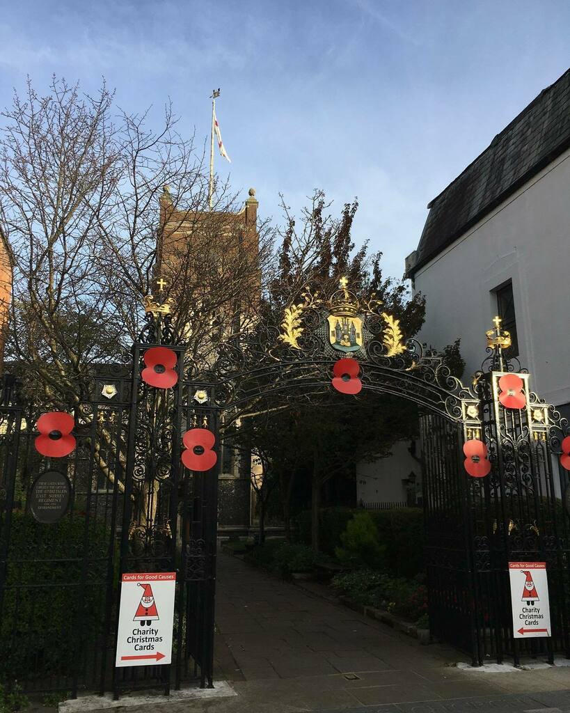 KingstonRingers's tweet photo. We shall be getting our bells ready for the #remembrancesunday service next week. The bells will be half-muffled. We strap #muffles on one side of the #clapper so that it only makes a sound on one side of the bell when we are ringing. It’s an eerie ‘echo… https://t.co/cdv5qbngOm https://t.co/zzCxDaTiHR