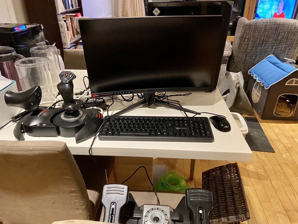 martinebran's tweet image. Serious kit here.. tomorrow I will put the icing on the cake &amp;amp; install #MSFlightSim