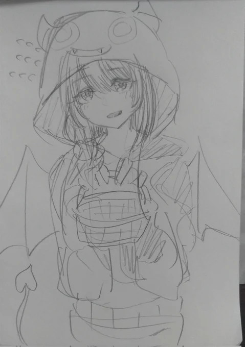 友達と通話しながら描く絵って楽しい🥳 