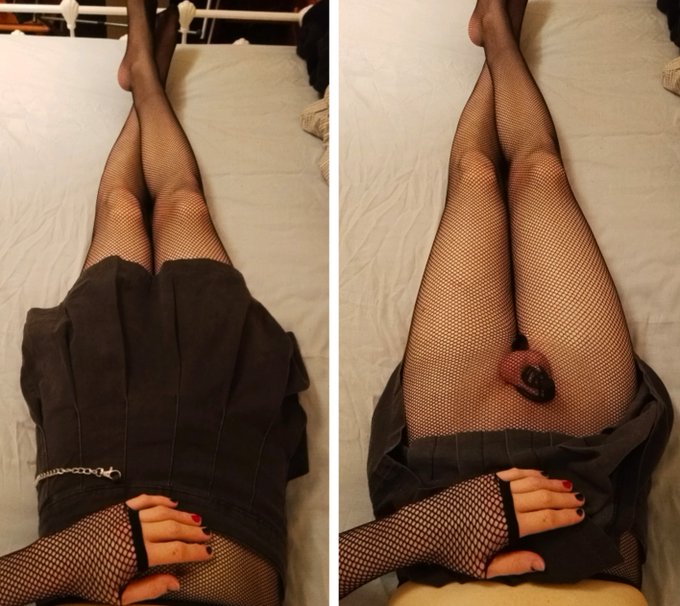 Fishnets are a girls best friend 🥰💜 https://t.co/gcTtibZVNr<a href="/tag/transisbeautiful"class="tags"><span>#transisbeautiful</span></a>