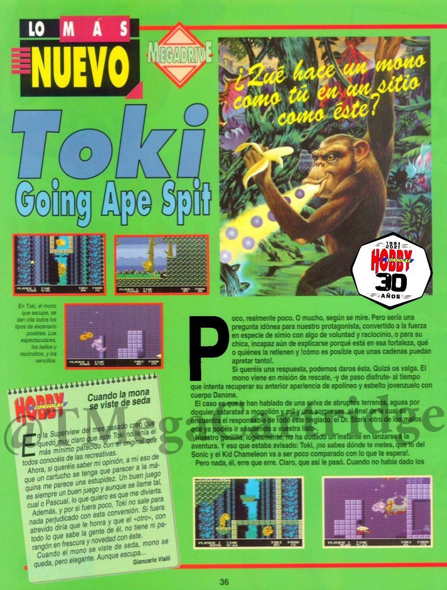 TMegaCartridge's tweet photo. 🔵Selección Hobby Consolas
#8 MAYO 1992;
🔸TOKI
🔸JACKIE CHAN'S
ACTION KUNG FU
🔸MAGICIAN LORD
🔸BLAZING LAZERS
#Hobbycumple30 #RetroHobby
🎮🕹I♥️HC https://t.co/GRjQle0eUn