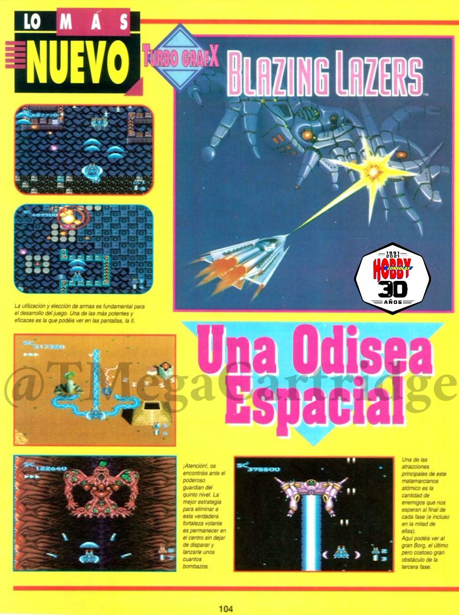 TMegaCartridge's tweet photo. 🔵Selección Hobby Consolas
#8 MAYO 1992;
🔸TOKI
🔸JACKIE CHAN'S
ACTION KUNG FU
🔸MAGICIAN LORD
🔸BLAZING LAZERS
#Hobbycumple30 #RetroHobby
🎮🕹I♥️HC https://t.co/GRjQle0eUn
