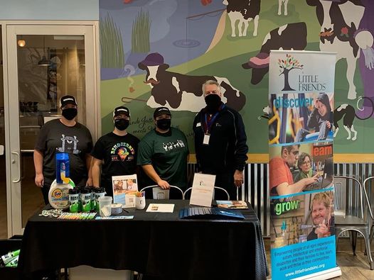 Beautiful day to support <a href="/LittleFriendsIL/">Little Friends</a>  at Ben and Jerry’s Grand Opening in Naperville!