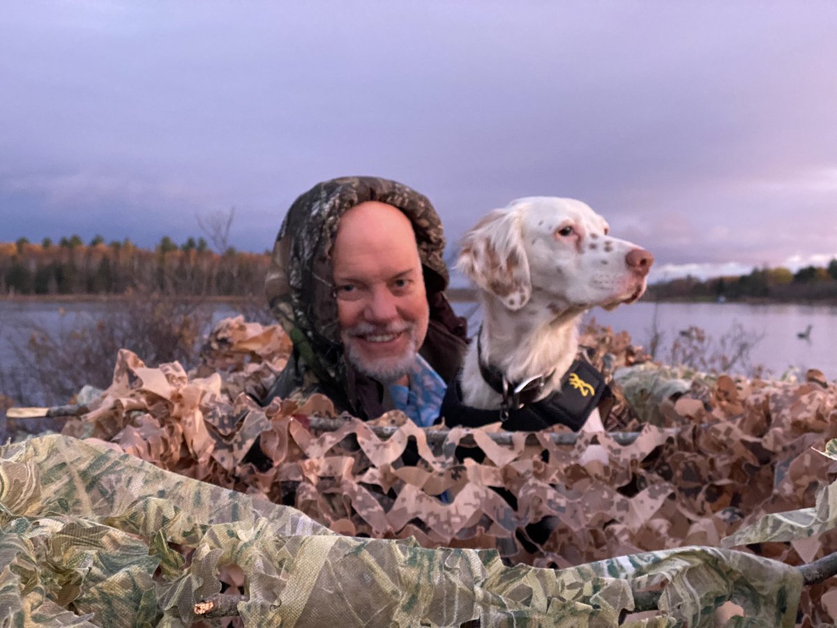 Great fall in the Copper Country. We have been so blessed this fall. Being unemployed is not so bad when you are sitting in a blind on the portage.