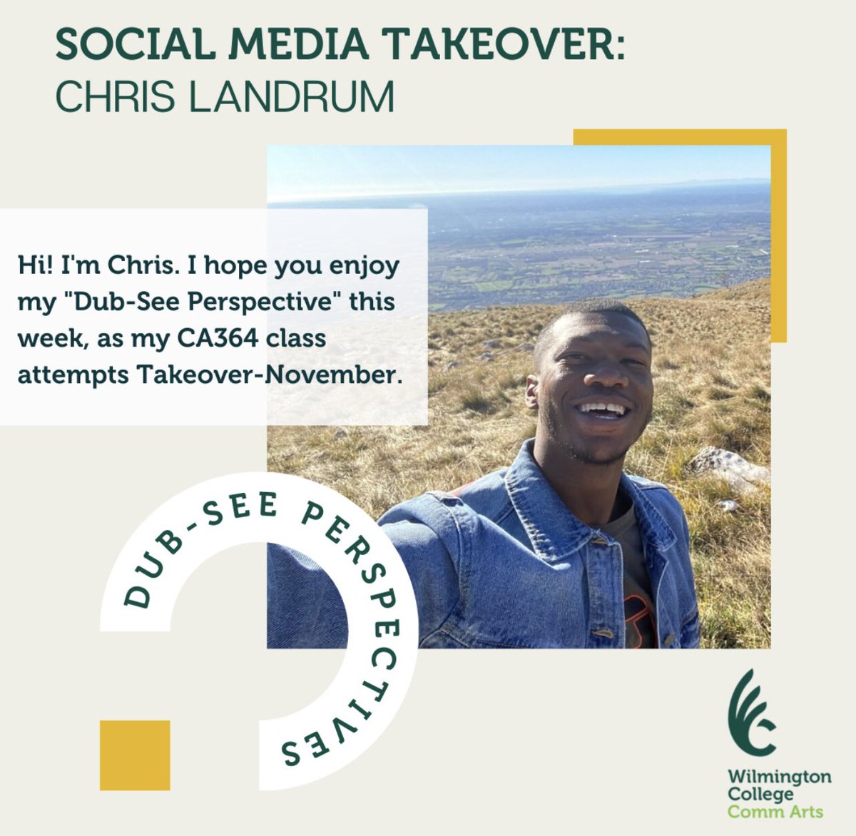 WilmingtonColl's tweet photo. Get Ready For The Take Over By @CL2TheGhost , Also A Member Of The Men’s Basketball 🏀 . https://t.co/Swkj68HEtw