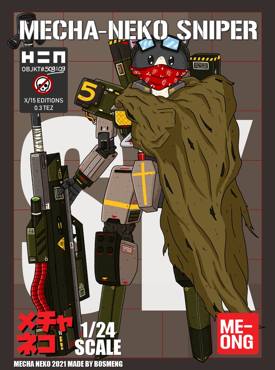 xalihamdanix's tweet photo. The Mecha Neko 4 and 5 still available on primary

Neko Tough Guy
https://t.co/RtxN8ynHFB

Neko Silent Killer
https://t.co/cagKw00g4s

#NFT #nfts #nftart #NFTCommunity #NFTdrops #nftneko #nftindonesia #nftcollectors #NFTartists https://t.co/hR9RBDVqp8