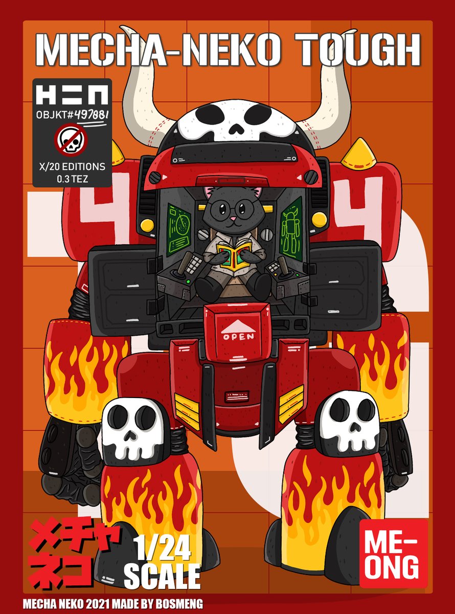 xalihamdanix's tweet photo. The Mecha Neko 4 and 5 still available on primary

Neko Tough Guy
https://t.co/RtxN8ynHFB

Neko Silent Killer
https://t.co/cagKw00g4s

#NFT #nfts #nftart #NFTCommunity #NFTdrops #nftneko #nftindonesia #nftcollectors #NFTartists https://t.co/hR9RBDVqp8