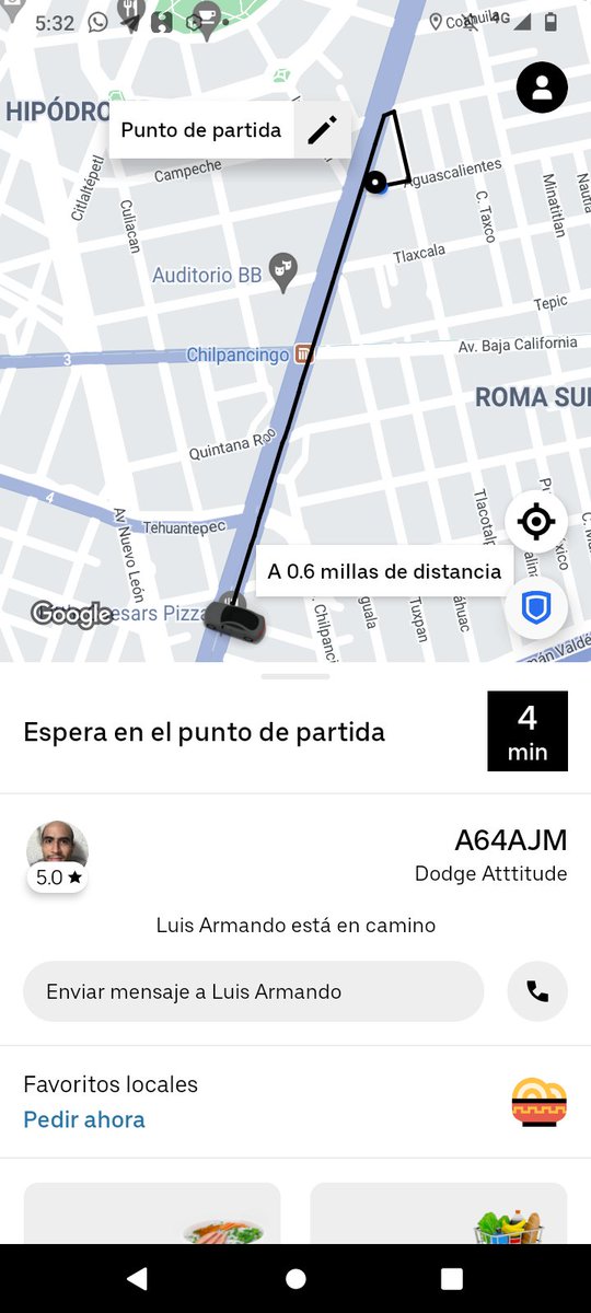 dida_davila's tweet photo. @Uber_MEX vengo a reportar a este conductor, que desde hace más de 30 minutos aceptó mi viaje y sigue sin moverse, haciéndome perder mi tiempo y dinero, porque la tarifa se incrementó demasiado por alta demanda. Adjunto fotos para que se vea la hora que marca mi reloj. https://t.co/8okaEdRPy7