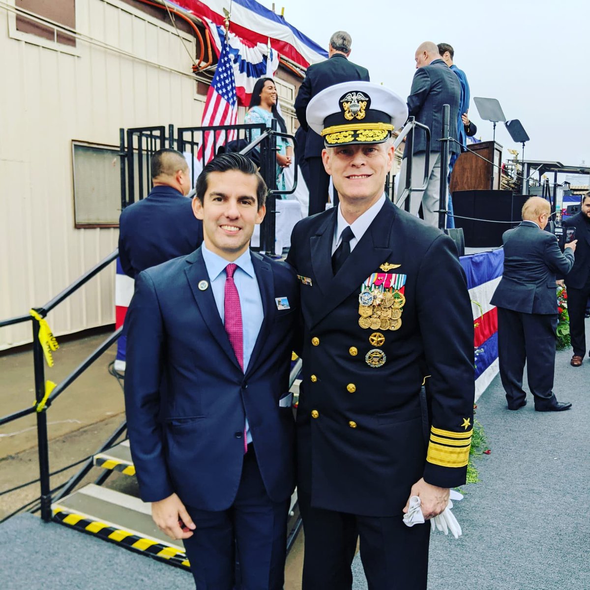 RaFasWorld's tweet photo. The Christening &amp; Launch Ceremony of the United States Navy Ship (USNS) Harvey Milk was an historic and inspiring event! 🏳️‍🌈

@HMilkFoundation @USNavy @CityofSanDiego #HarveyMilk @GDMS #LGBTQ #humanrights #Love https://t.co/Amcdt9bjgI