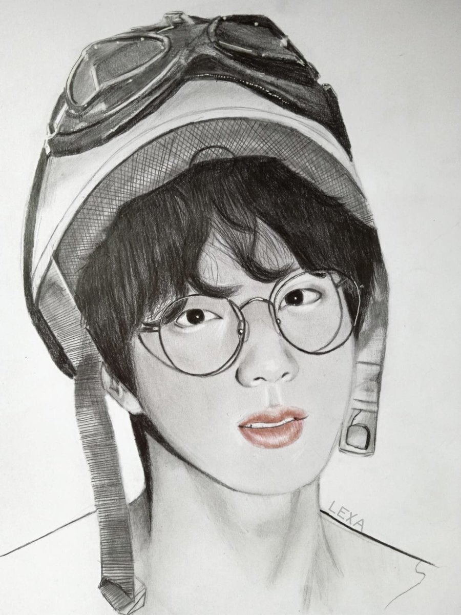 alexawolfh's tweet photo. I drew Jin 💗                                                      
#Jin @BTS_twt @gcfortkyo #fanart #ostjin https://t.co/yq0Hlv47rO