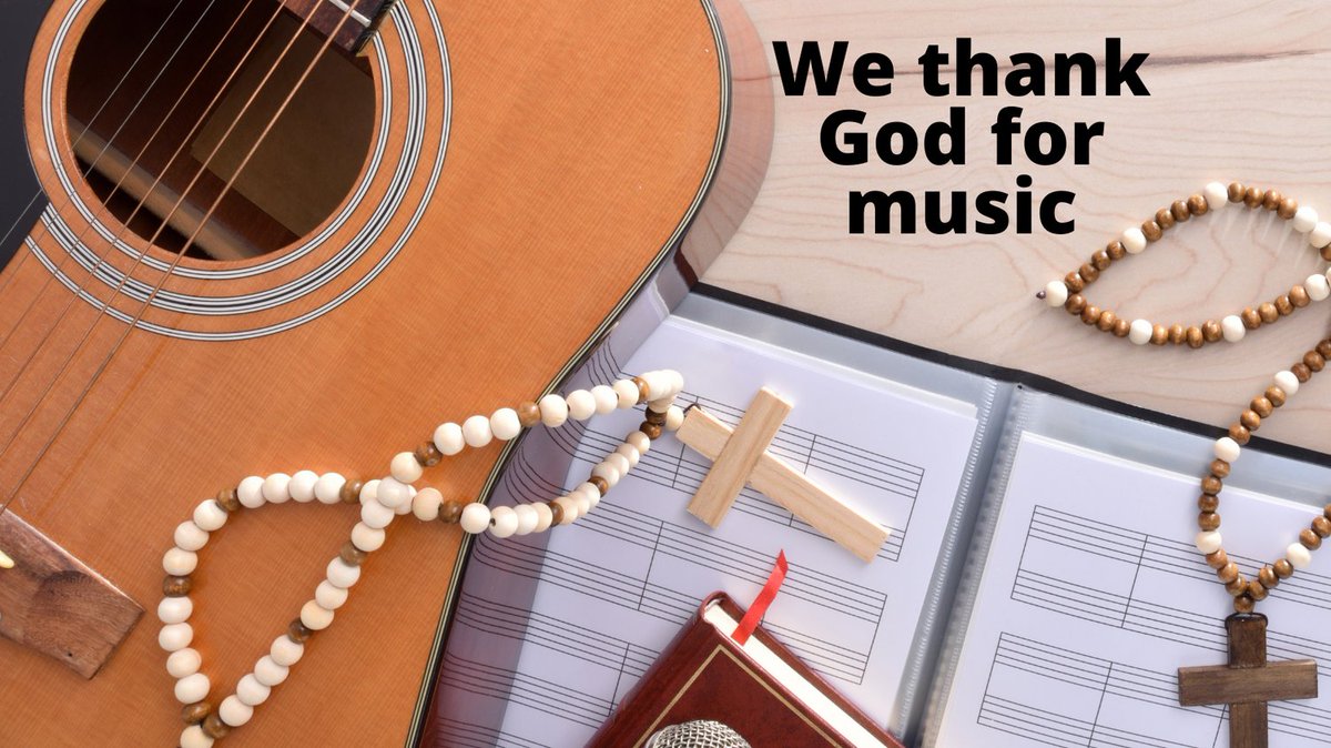 acatholicherald's tweet photo. We thank #God for #music! What's your favorite #song? #25DaysofThanks https://t.co/5PYYl0w7D5