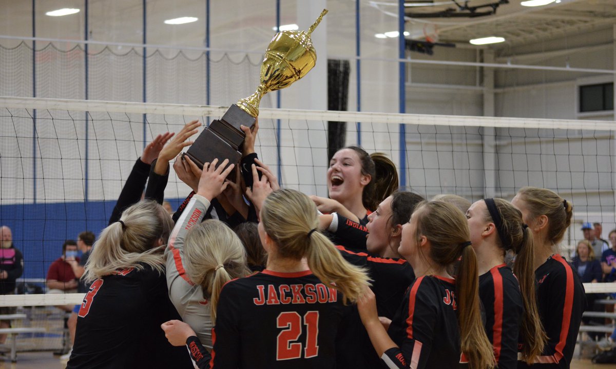 The SEMO Conference Tournament Champion <a href="/Jackson_Indians/">Jackson High School</a> volleyball’s all-conference honorees:

1st Team
S Kamryn Link
OH Katy St. John
MH Mia Trankler

2nd Team
L Holland Guilliams

H.M.
OH Nadia Wasilewski
DS Alexa DeLuca

Libero of the Year: Holland Guilliams
HCOY: Dave Mirly