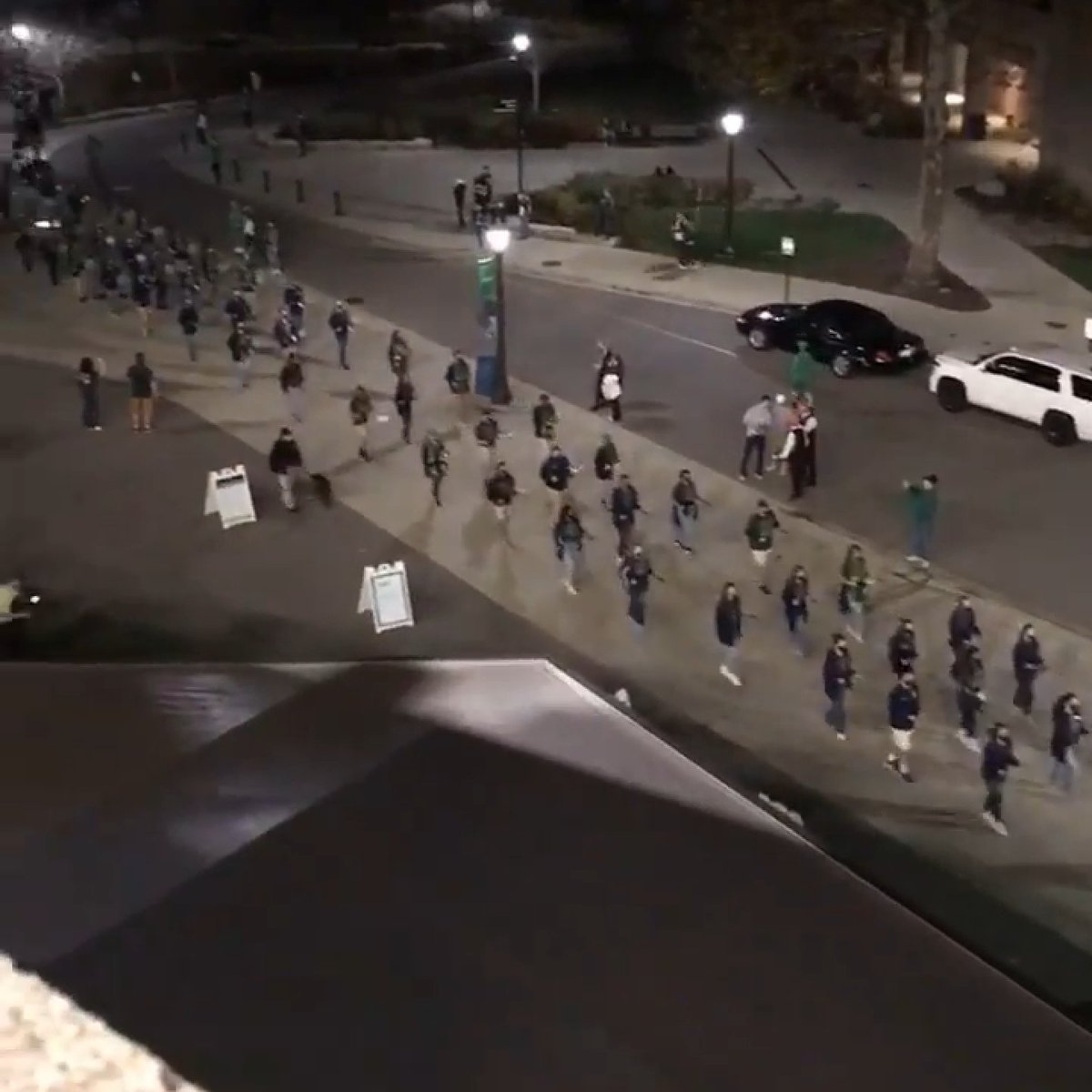 NDTrombones's tweet photo. Happy one-year Clemsonversary - we'll never forget the best game of our lives in the weirdest year of our lives. https://t.co/WOr20o613E