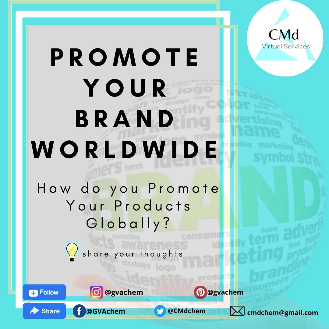 CMdchem's tweet image. 5 Realistic Ways to Promote Your Product
✅Leverage the Power of Storytelling
✅Use Influencers
✅Advertise
✅Partner With Established Businesses
✅Sponsor Events
Need someone to help promote your Brand Online?
Email me 📧gvachem@gmail.com
#CMdVirtualServices #contentmarketing