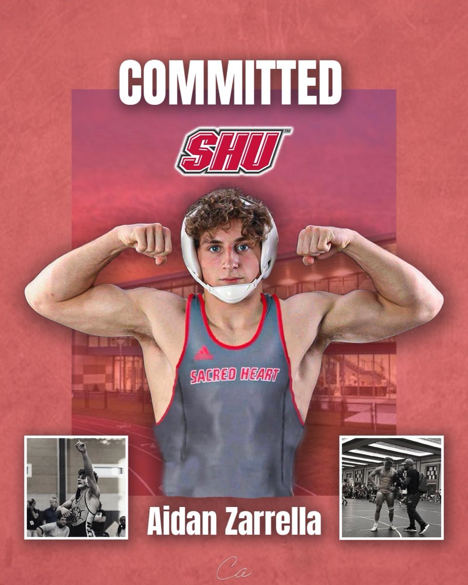AidanZarrella's tweet photo. I’m excited to announce that I’ll be continuing my wrestling &amp; academic career at Sacred Heart University. It’s been a long &amp; tough process and I wouldn’t be here today if it wasn’t for my family, friends, and coaches. Looking forward to the next chapter @SHUWrestling1 https://t.co/soiwpEgqr6