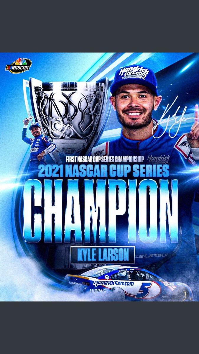 My driver <a href="/KyleLarsonRacin/">Kyle Larson</a> when <a href="/KevinHarvick/">Kevin Harvick</a>  retires.