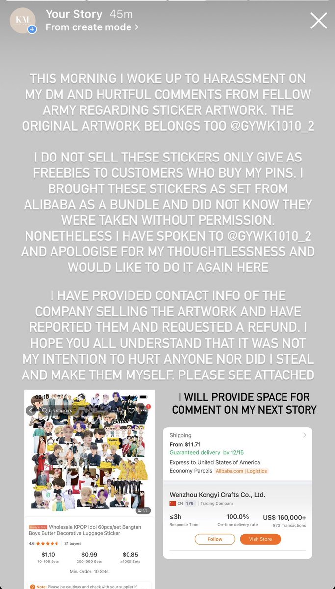kokomoonie's tweet photo. I have been made aware in the last few days that I’ve been giving away stickers with stolen artwork

I had purchased a bundle sticker set from Alibaba and was not aware they were using the artwork without permission

I apologise to @gywk1010_2 &amp; @bebe_sope for my recklessness + https://t.co/6K3dDGDneb