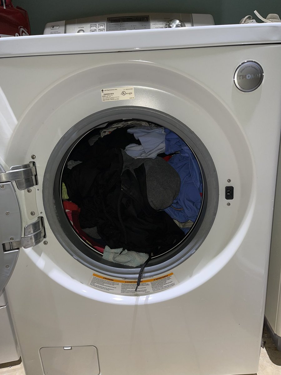 Every Sunday I wash my laundry in full loads only. By doing so I am conserving water through this change that I have made in my personal habits! <a href="/franklinlorax/">APES Project Lorax</a> #apeswater