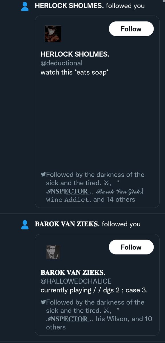 // the old gay men just followed me
