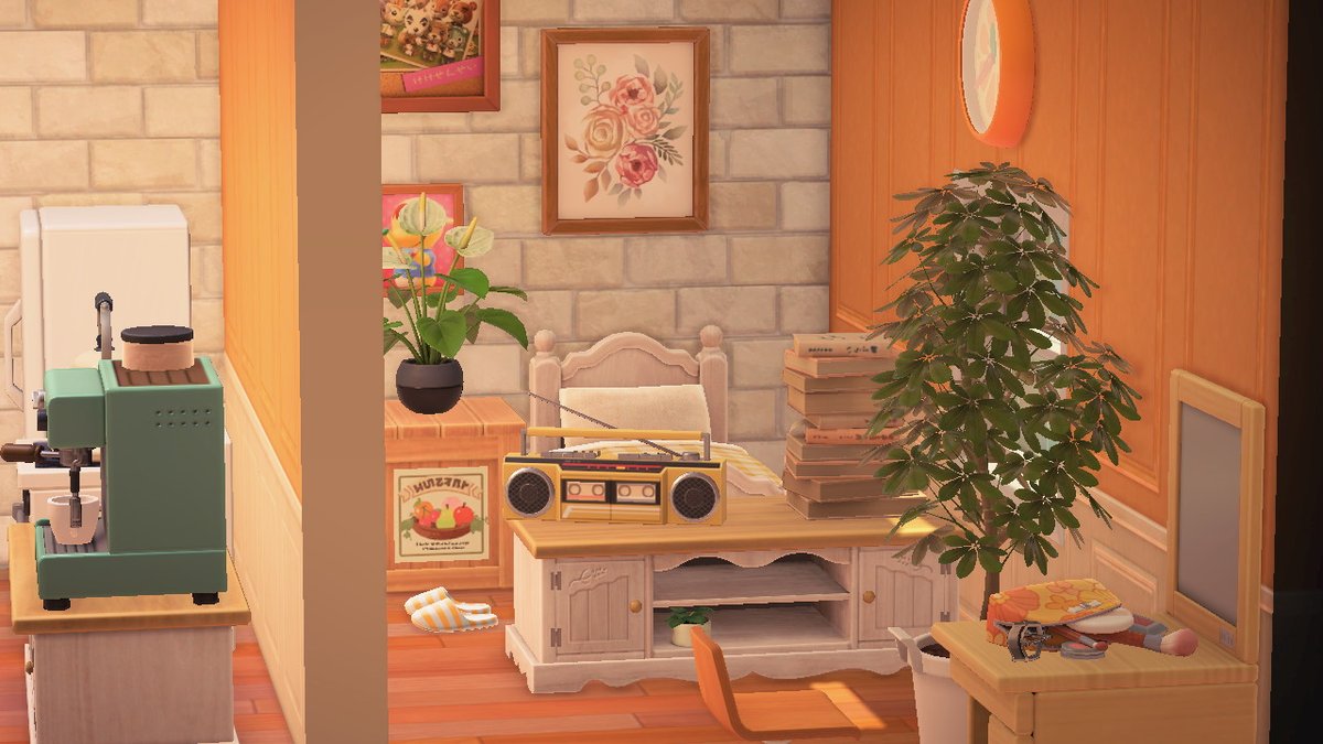 lenacrossing's tweet photo. i just had to remodel eloise's reading room #AnimalCrossing #ACNH #NintendoSwitch https://t.co/NSww3ks6Mn