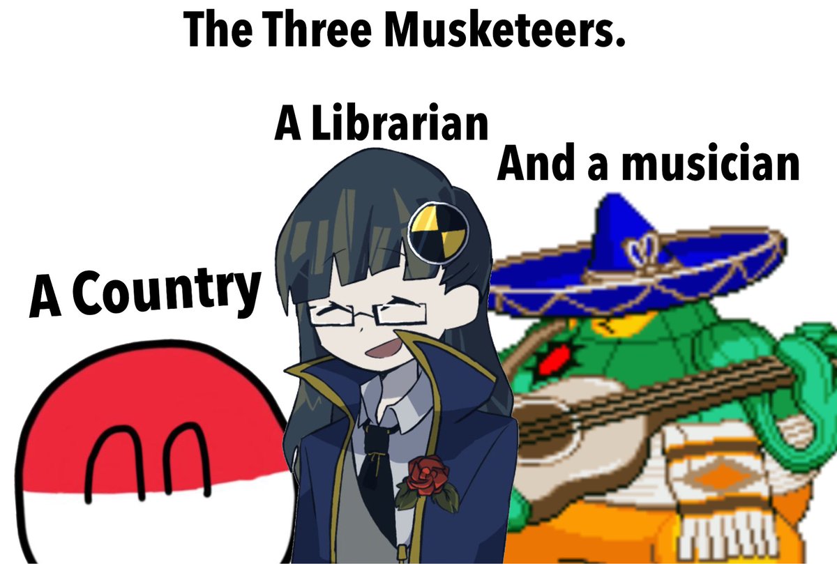 //the three musketeers of parody Twitter.