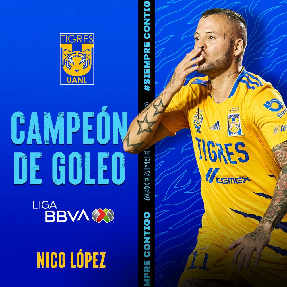 👋🏼 ¡𝐒𝐚𝐥𝐮𝐝𝐞𝐧 𝐚𝐥 𝐂𝐚𝐦𝐩𝐞𝐨́𝐧 𝐝𝐞 𝐆𝐨𝐥𝐞𝐨 𝐝𝐞 𝐥𝐚 <a href="/LigaBBVAMX/">Liga BBVA MX</a>! 🔝⚽️

¡𝐃𝐨𝐧 𝐍𝐢𝐜𝐨𝐥𝐚́𝐬 '𝐃𝐢𝐞𝐧𝐭𝐞' 𝐋𝐨́𝐩𝐞𝐳! 🇺🇾