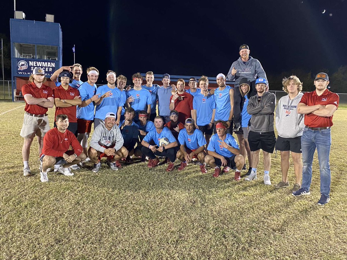 Jets Baseball WINS 5-4 vs @Newmanjetswsoc powered by Devin, Push, and Connor’s goals. Thank you WSOC for letting the kids play. #WWWWD #BINGBONG