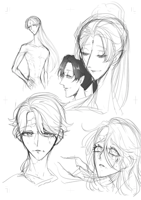 次の同人誌は妄想全開のファタジースケベ無納が描きたいので練習 