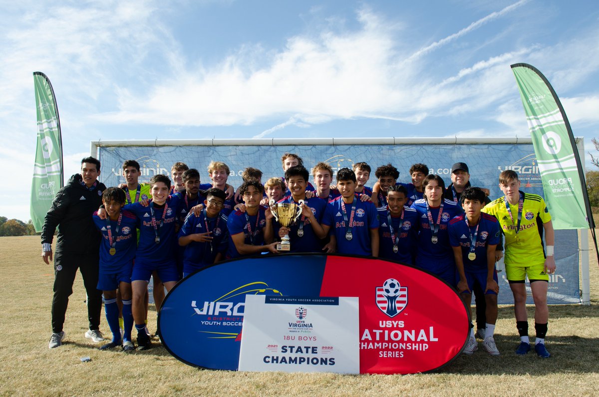 vayouthsoccer's tweet photo. 𝗨𝟭𝟴 𝗩𝗶𝗿𝗴𝗶𝗻𝗶𝗮 𝗦𝘁𝗮𝘁𝗲 𝗖𝘂𝗽 𝗖𝗵𝗮𝗺𝗽𝗶𝗼𝗻𝘀
Congratulations to @arlingtonsoccer U18 Boys!
🏆#THEStateCup #VAproud https://t.co/csjfjBIaPI