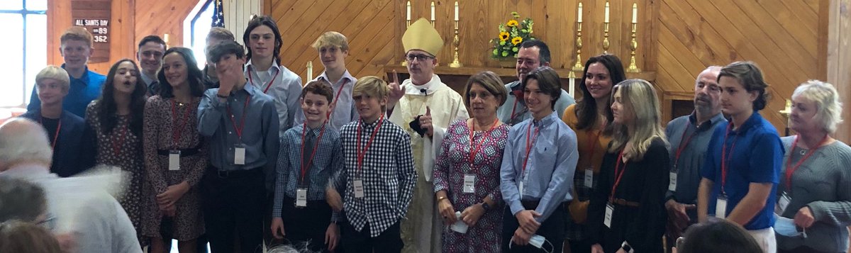 BishopJoseWNC's tweet photo. So wonderful to be back at St. Peter by-the-Lake, Denver for today's visitation. Beautiful liturgy, lots of confirmands, and a delicious lunch with the community. Blessed to have members of St. Andrew's,  Bessemer City join us for this joyous gathering. https://t.co/LO74c0ddnZ