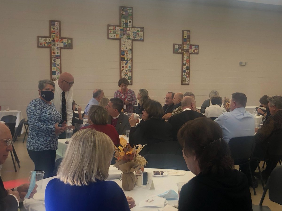 BishopJoseWNC's tweet photo. So wonderful to be back at St. Peter by-the-Lake, Denver for today's visitation. Beautiful liturgy, lots of confirmands, and a delicious lunch with the community. Blessed to have members of St. Andrew's,  Bessemer City join us for this joyous gathering. https://t.co/LO74c0ddnZ