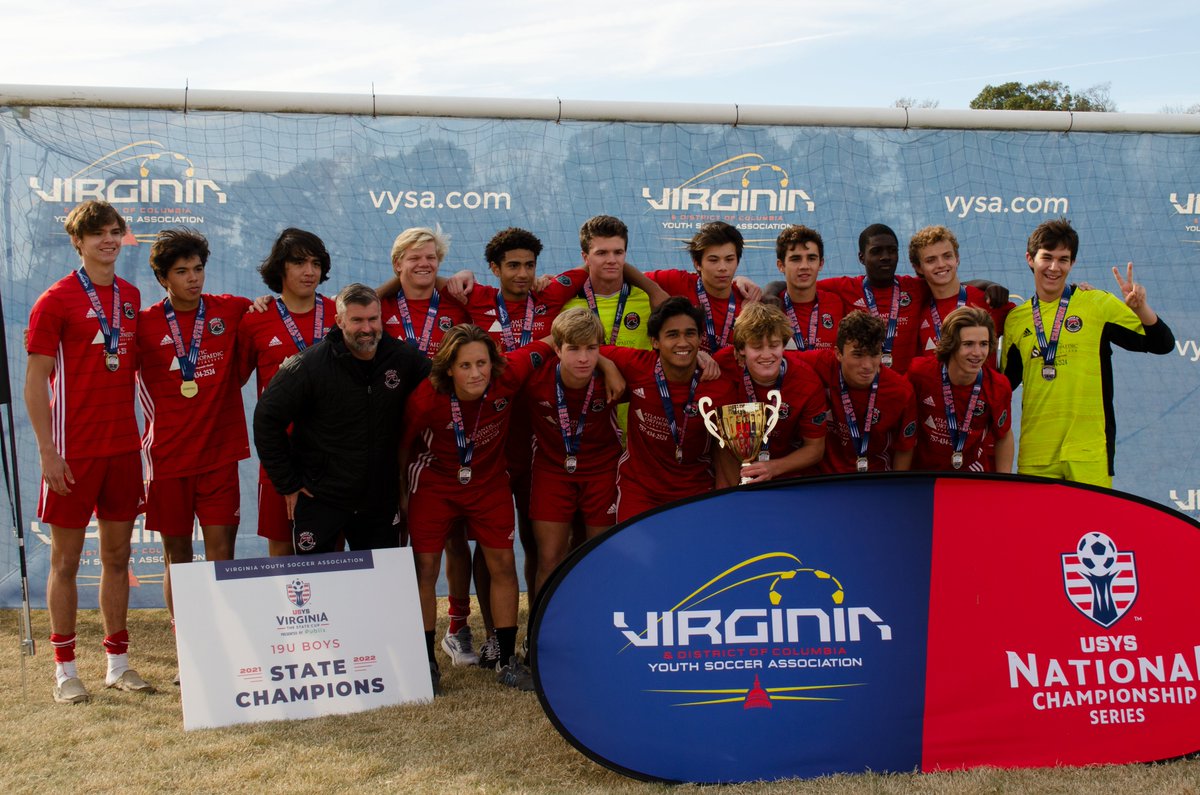 vayouthsoccer's tweet photo. 𝗨𝟭𝟵 𝗩𝗶𝗿𝗴𝗶𝗻𝗶𝗮 𝗦𝘁𝗮𝘁𝗲 𝗖𝘂𝗽 𝗖𝗵𝗮𝗺𝗽𝗶𝗼𝗻𝘀
Congratulations to @BeachFC_VABeach's U19 Boys!
🏆#THEStateCup #VAproud https://t.co/uk7ZXlvV9G