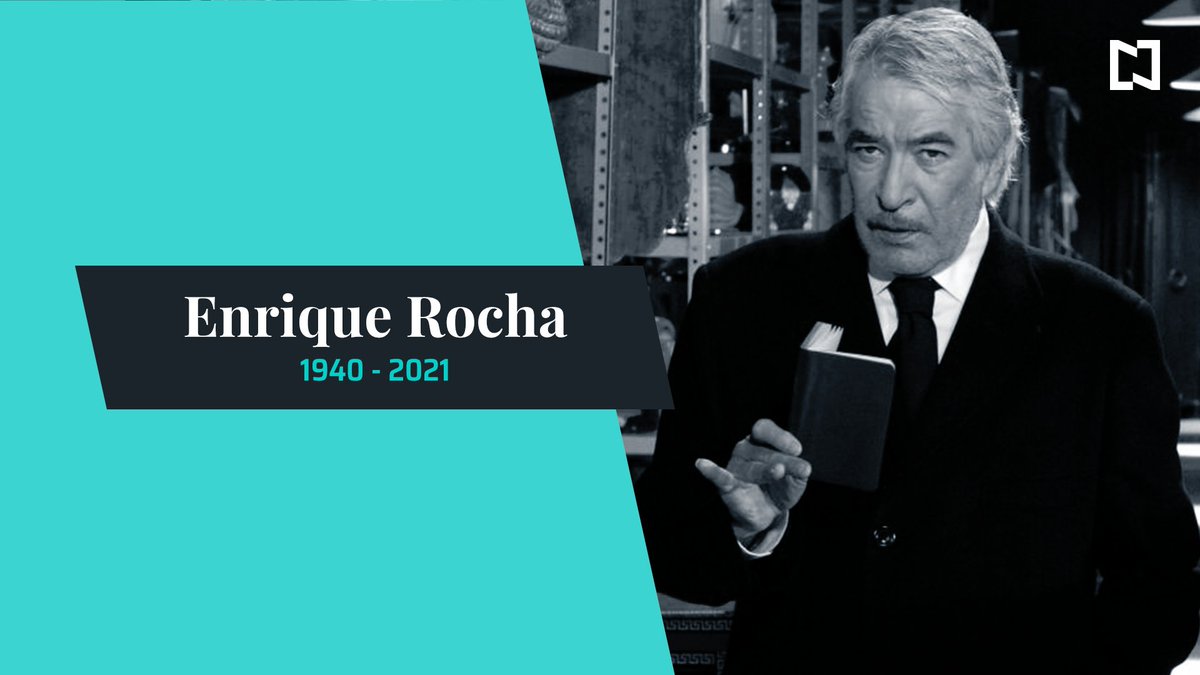 Noticieros Televisa on Twitter: "El primer actor Enrique Rocha, uno de los  más grandes villanos de la pantalla chica, falleció a los 81 años, este  domingo 7 de noviembre de 2021. Más