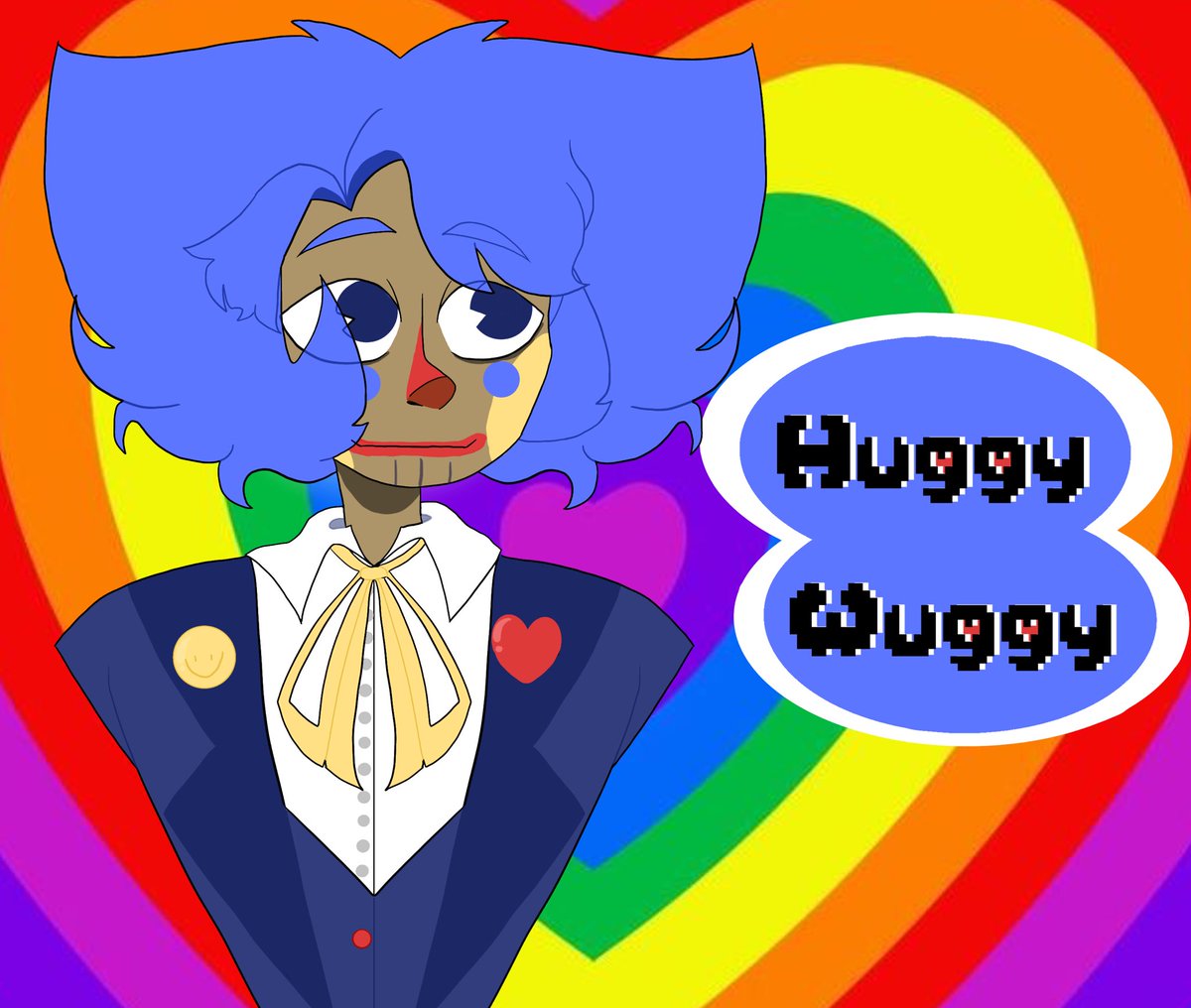 Lovebug82352811's tweet photo. Lol made human Huggy Wuggy art,
#art
#PoppyPlaytime https://t.co/lAdZtP4OAh