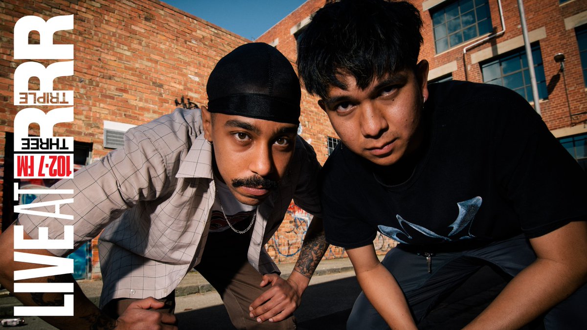 3RRRFM's tweet image. This Thursday at 6pm, @_teether and @kuyaneil_ bring their hyper-modern rap to Triple R! They’ll join @breakenter for a special live-streamed performance. Listen in all the usual ways or watch via Triple R’s socials and rrr.org.au. Supported by @younghenrys.