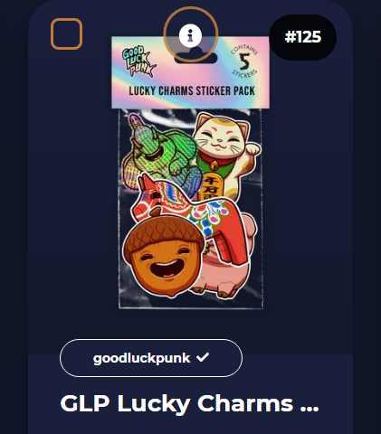🎉Goodluckpunk Stickers Pack drop is live!
#giveaway 10 Lucky Charms packs! 🥳

- Flw <a href="/glpstickers/">goodluckpunk NFT stickers</a> <a href="/Dub_wizard/">Dub Wizard (mainnet arc)</a> 

- RT #WAX adr👇

- Ends in 72h gl🙏

👉neftyblocks.com/c/goodluckpunk…
discord.gg/TPkamEywcy

#NFT #NFTs #NFTCommunity #nftcollector #nftart #NFTGiveaway <a href="/WAX_io/">WAX</a> <a href="/AtomicHub/">AtomicHub</a>