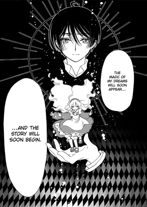ccs clear card 57

oh god he's really gonna put them in dream world so that he can get what he wants...i feel like this is where nadeshiko comes back as well (red queen maybe?). also i wonder who the guardian of the clockland book is... 