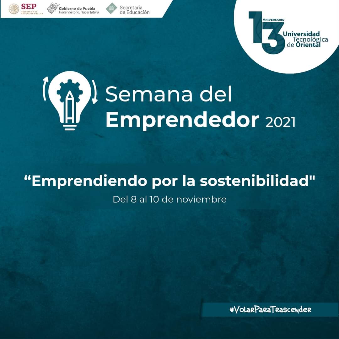 laramark's tweet photo. Invitados a la semana del emprendedor de la Universidad Tecnológica de Oriental, estaremos participando ✌️✌️ https://t.co/R3MqPppvIg