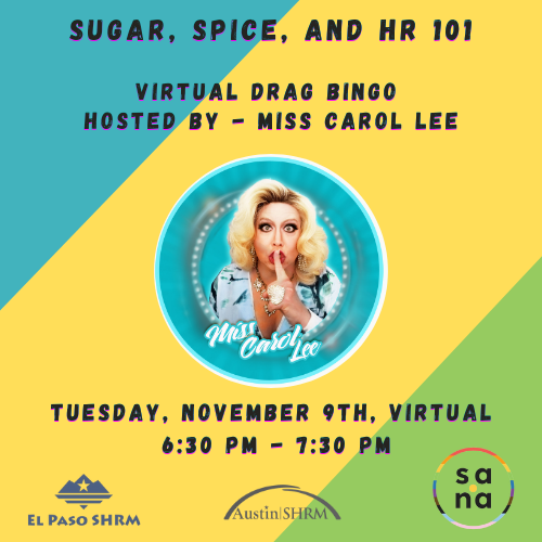 Sharing an upcoming event by @elpasoshrm! 

Thanks to Sana for their sponsorship!

Register here: elpasoshrm.org/events