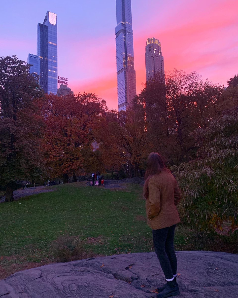 there was bisexual lighting at central park today