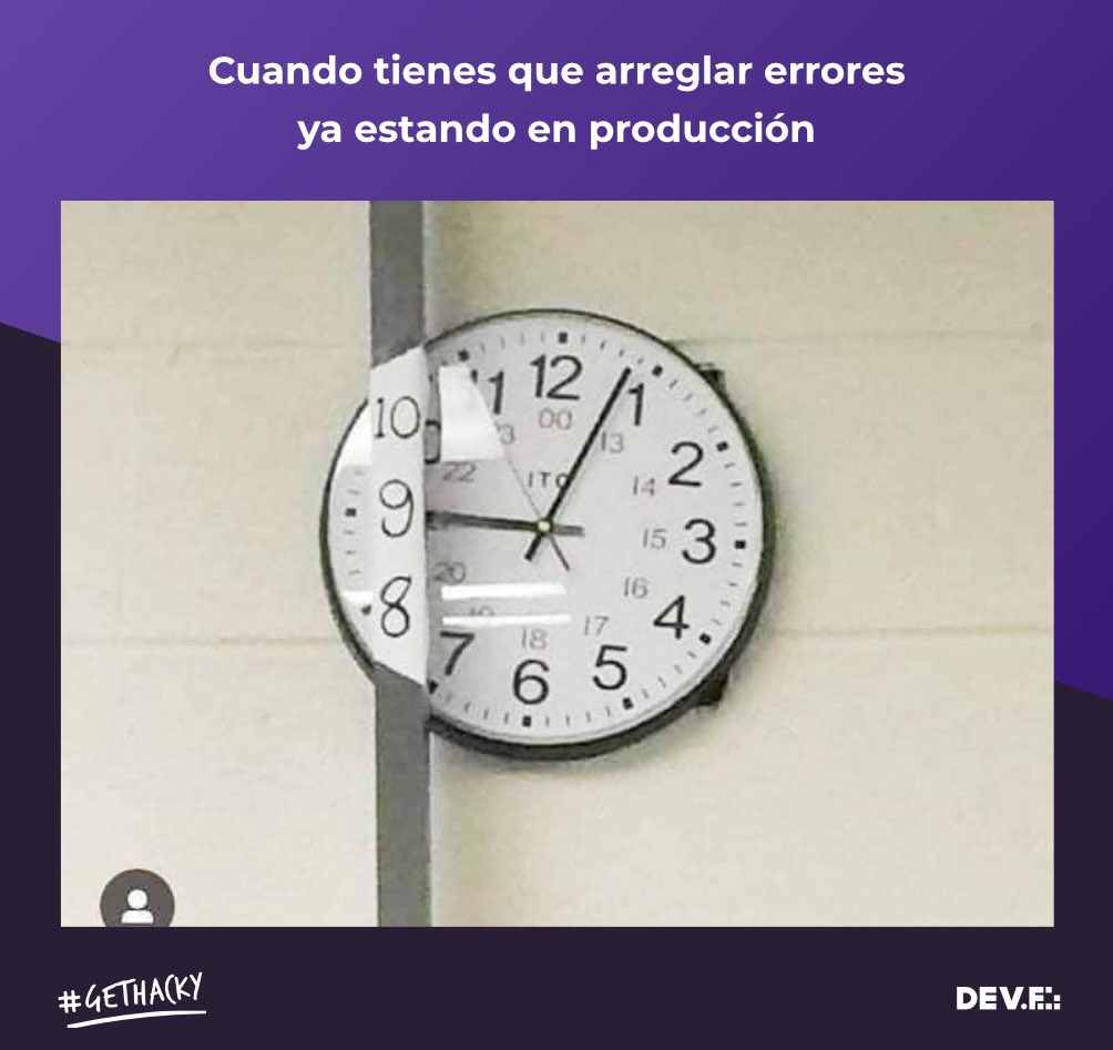 devflatam's tweet photo. Domingo de vacíos…
#GetHacky #DEVF https://t.co/mxgEWk2iws
