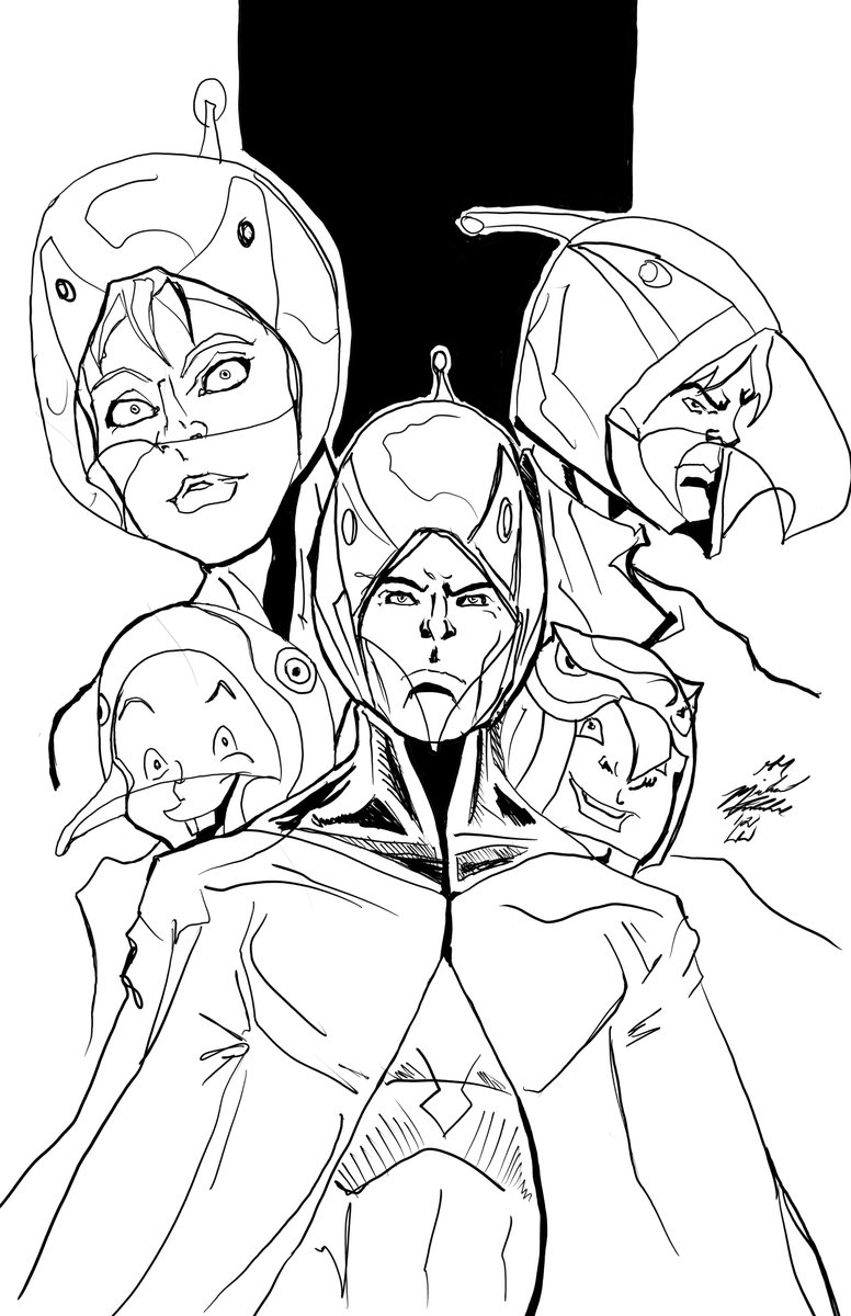 flogan80's tweet photo. Battle of the planets  gforce inks 11x17!

#battlefortheplanets #art #comic #illustration #drawing #comicbooks #artist #comicartist #sketch #digitalart #artwork #comicbook #comicbookart #marvel #marvelcomics #dccomics #comicstrip #cartoon #artistsoninstagram #fanart #draw https://t.co/miVcxpLYBQ