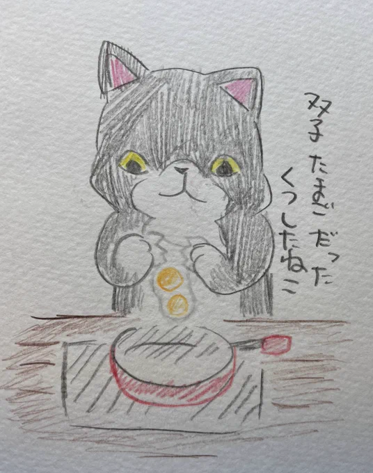 双子たまごだったくつしたねこ
1/2
#イラスト #猫 