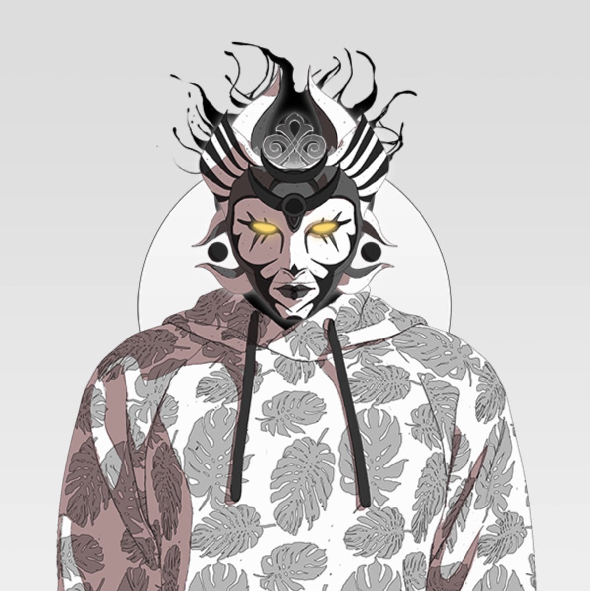 BlackApple's tweet image. So pumped testing out the incredible @omnimorphs fusion dynamic! My monochrome 8/8 preview below was no easy task to say the least, but as they say, nothing worthwhile comes easy. Phenomenal job @DanielTaylorArt. Undeniably some of the best art in the game!  #NFT #Omnimorphs