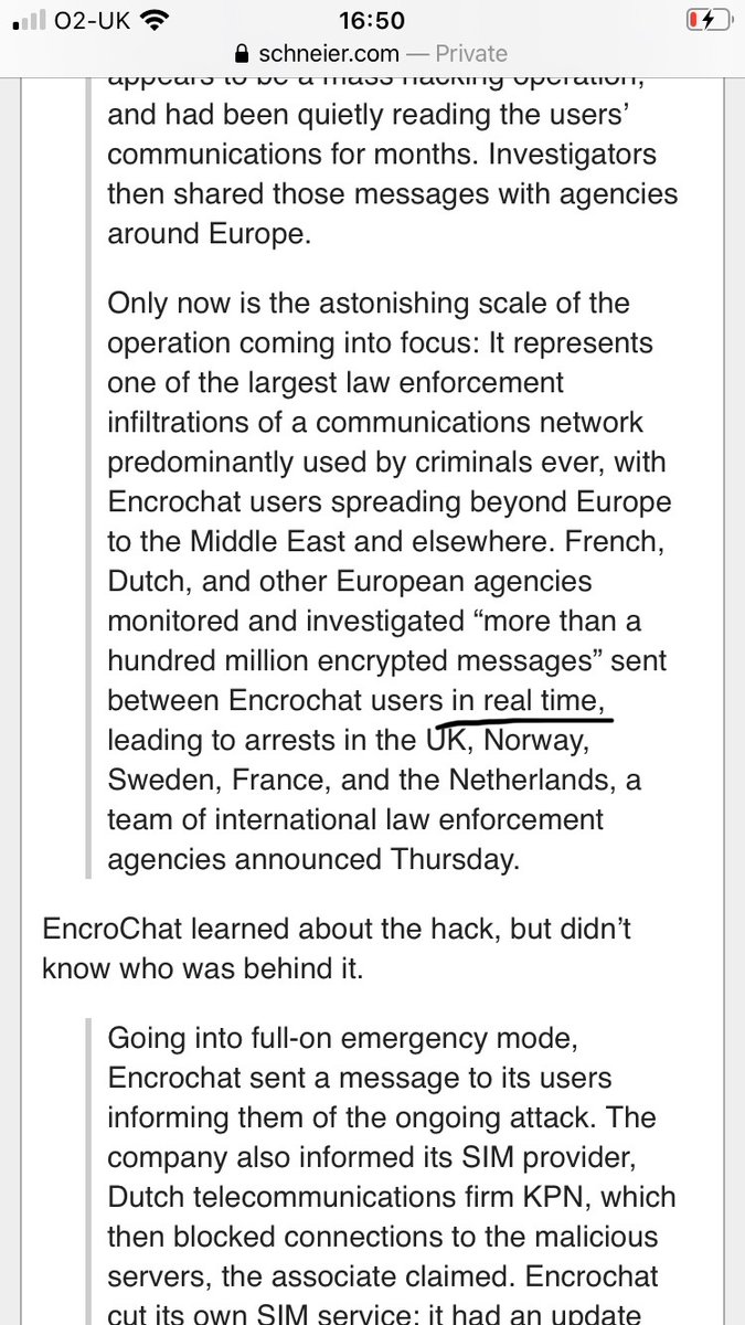 StitchedUp89's tweet photo. More real time #liveinterception #encrochat #corruption 😂 https://t.co/MaO2Hrgfde