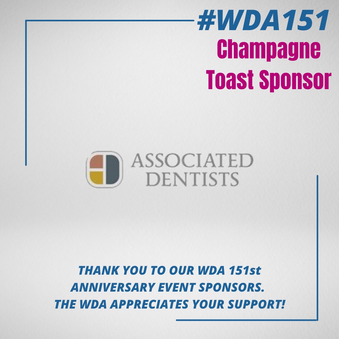 wisconsindental's tweet photo. Thank you to Associated Dentists for their support of the WDA's 151st anniversary celebration! They sponsored the champagne toast! #WDA151 #WDA150 #association #members #cheers https://t.co/wB2yK6Eeqn