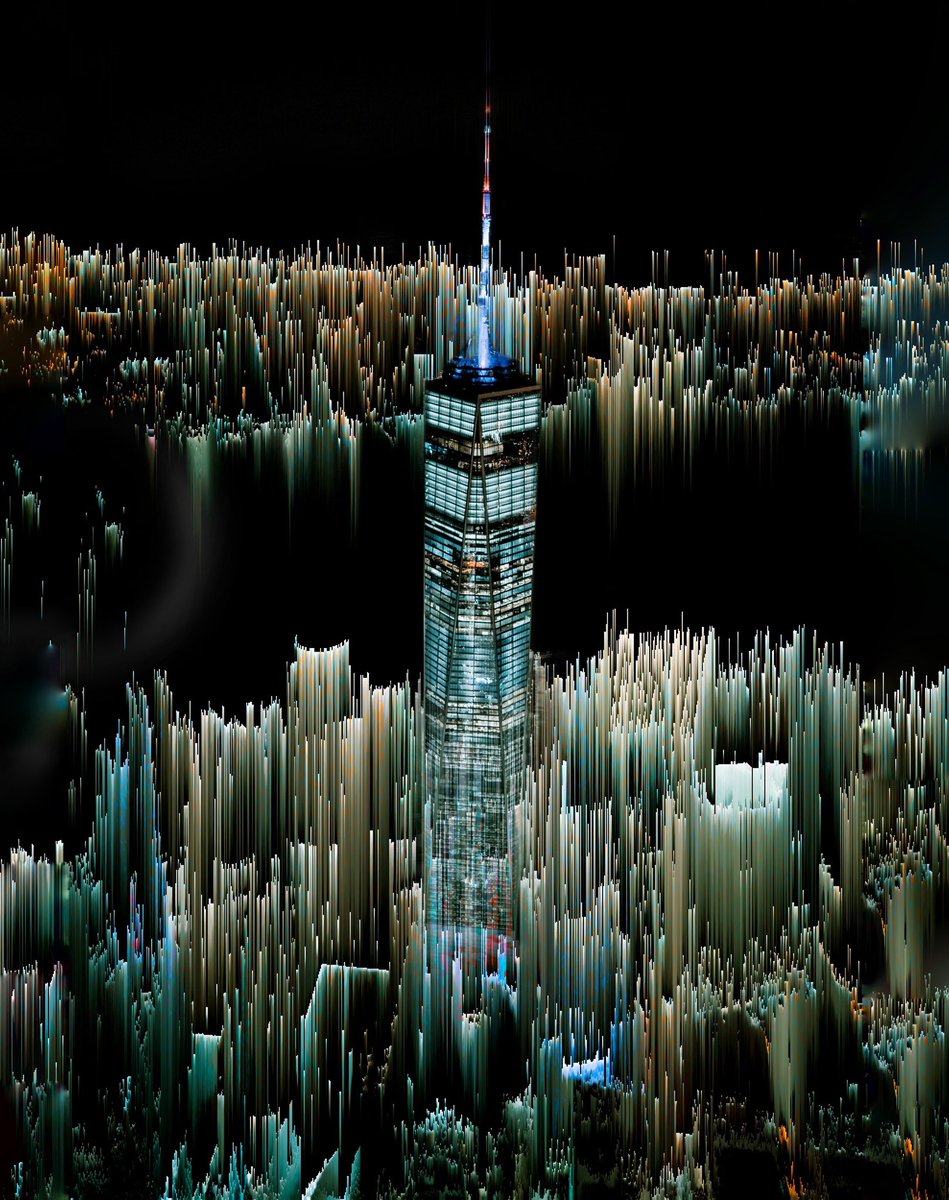 faoliveiraphoto's tweet image. Flying over NY is a lifetime experience, on the day before flying I walked at this exact spot to pay respect for those who died on 9/11 attacks. I decided to explore a different edit style to pixelate the image &amp;amp; my memories about this horrific moment in history #nyc #pixelsort