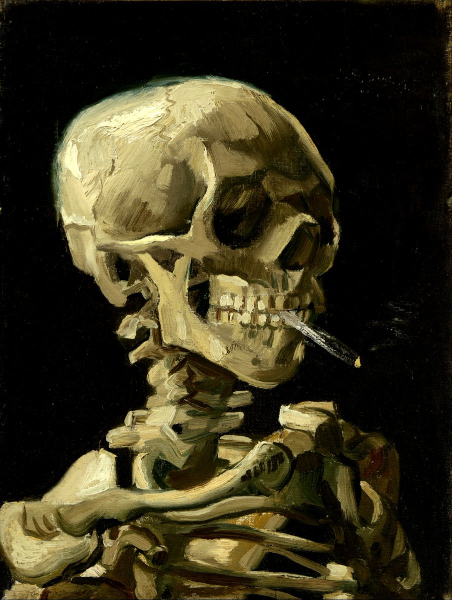 sollog's tweet photo. My copy of #VincentVanGogh #Skeleton Smoking Cigarette is at #NFTauction on @objktcom a #TezosNFT from #MuseumModernArt limited edition of 100
https://t.co/GfCyiAyh68
#VanGoghNFT #SkeletonNFT #MuseumNFT #NFTauctions #Museumnfts #VanGoghNFTS #Tezos #Tezoscommunity #TezosNFT #Tez https://t.co/19sZ3WXHzC